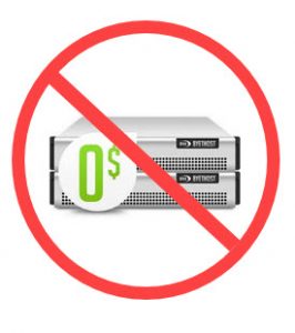 avoid free hosting