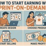 How to start earning with print-on-demand.